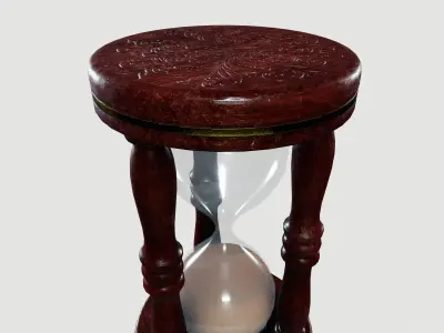 hourglasses Low-poly 3D model