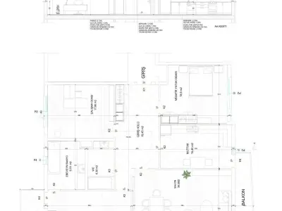 house project  autocad draw  3D model