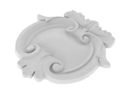 Cartouche Ornament 031 3D model