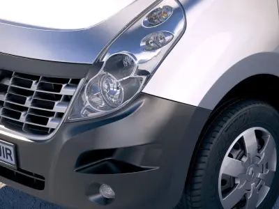 Renault Master Van 2018 Mid 3D model