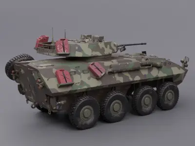 LAV 25 US Army Light Armoured Vehicle 3D model