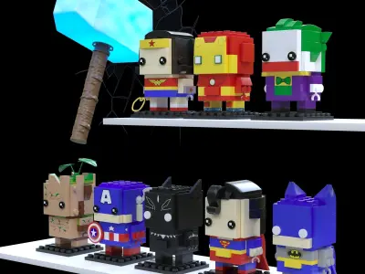 LEGO BrickHeadz 3D model
