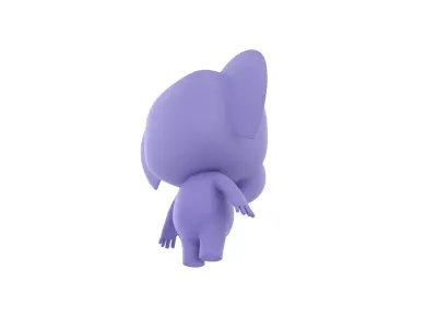 Cartoon Elephant 3D model get