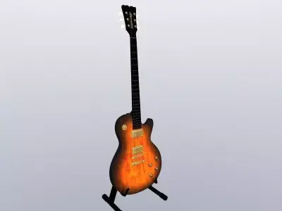 Realistic Electric Guitar 3D model