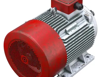 Electric motor 3D model