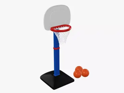 Basketball play Set 3D model