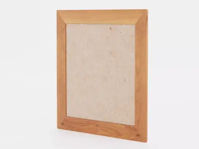 -Wall Picture V2- Moon- Low-poly 3D model