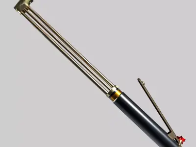 Gas Cutting Torch Low-poly 3D model