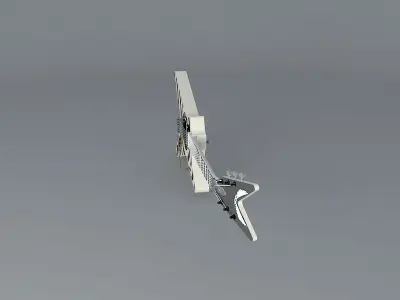 Dean ML Dimebag model guitar Free 3D model