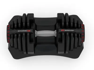 Bowflex Selecttech 1090i Dumbbells 3D model