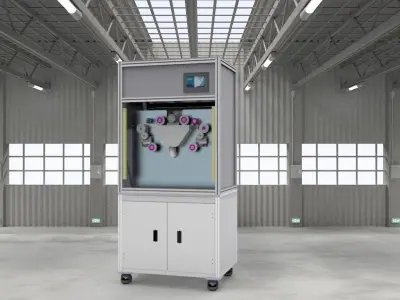 The synchronous belt sander 3D model