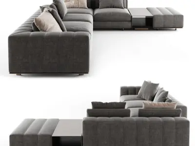 Modern FREEMAN sofa 04 3D model