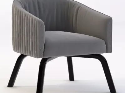 Lolita Stripe Armchair 3D model