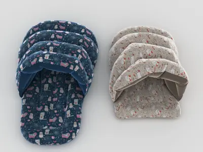 A bed-slipper for cats and dogs 3D model