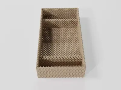 WICKER BASKET16 3D model