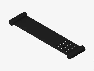 Shelf - Shower - Luxury - Sleek Low-poly 3D model