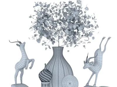 Decorative set 32 3D model
