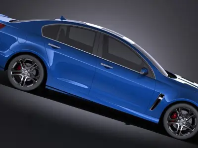 Chevrolet SS CG 2016 VRAY 3D model