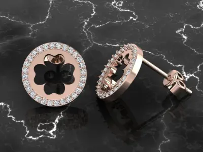 Jewelry Earring 3D print model