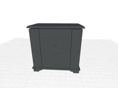 Wooden Jewelry Box 3D model