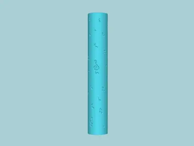 Texture Roll 37 - Music C - Fondant Decoration Maker 3D print model
