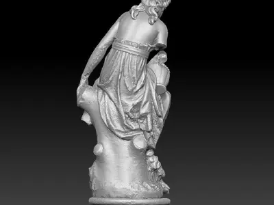 Musee statue 3D model