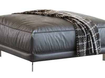 Ottoman Driade Bedda design Terry Dwan 3D model