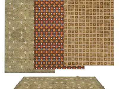 Rugs No 340 Low-poly 3D model
