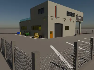 Garage 3D model 3