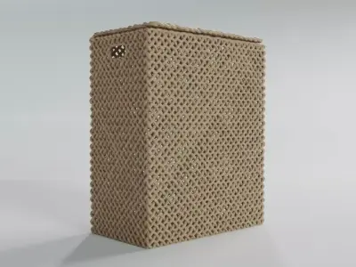 WICKER BASKET07 3D model