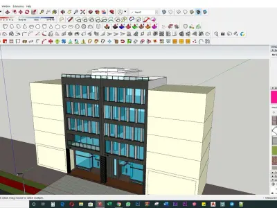Corporate office 3d model 3D model
