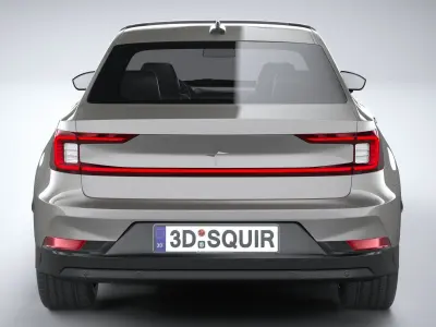 Polestar 2 2024 3D model