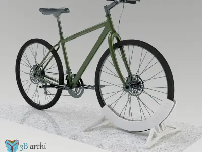 Bike stand 3D model
