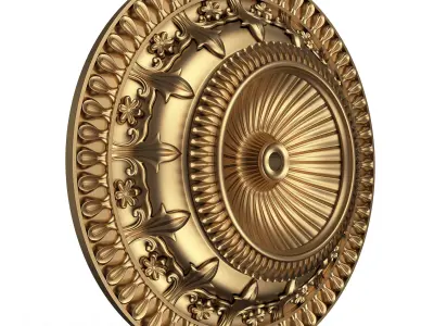 Ceiling Rosette 011 Low-poly 3D model