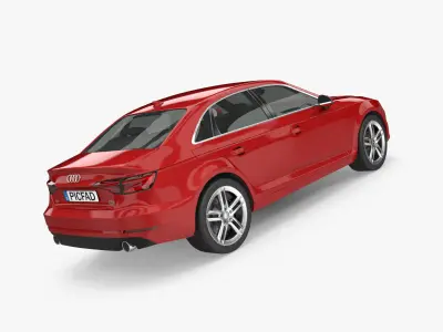 2016 Audi A4 Sedan  3D model