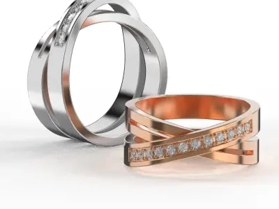 Ring Etincelle  3D print model