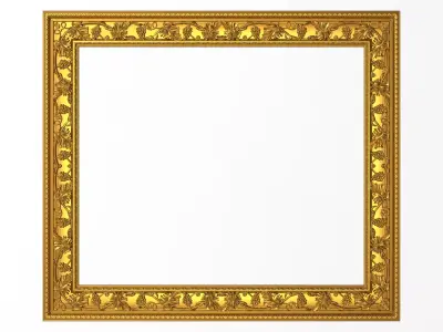 Carved Picture Frame 3D model