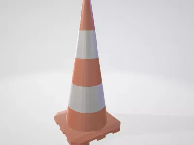 Road cone 3D print model
