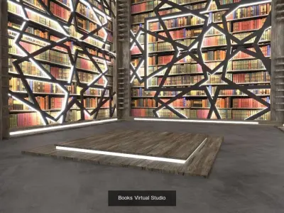 Virtual Broadcast Studio Vol1 3D Model Collection