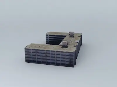 Construction in Honolulu HI USA 3D model