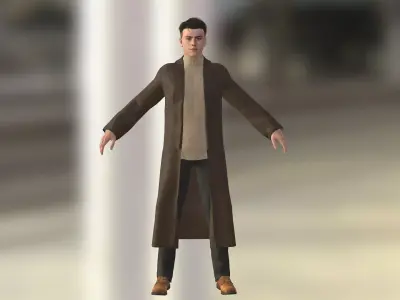 John Belford Low-poly 3D model