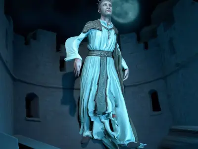 Majestic Regal Attire model pack Low-poly 3D model