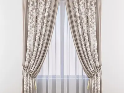 Set 59 Curtains 3D model