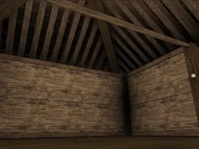 Wood house 2 3D model