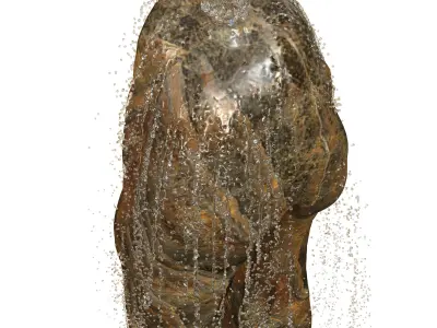 Exterior Rock Fountain 3D model