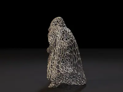 Witcher wizard 3D print model