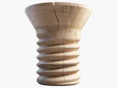 Riva 1920 wooden coffee table 3D model