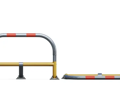 Parking Barrier 3D model