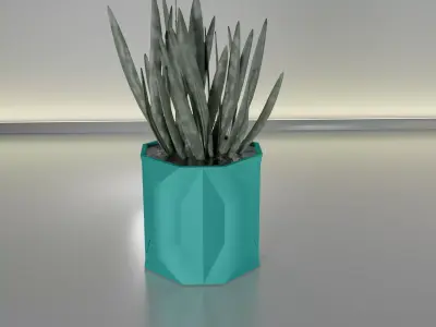 Succulent Plant Pot 18 3D print model