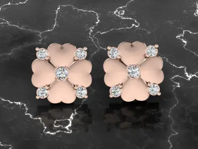 Jewelry Earring 3D print model